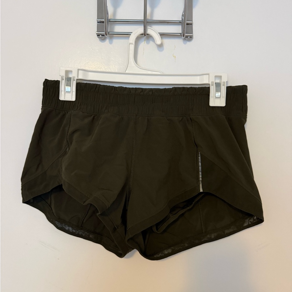 lululemon athletica Olive Athletic Shorts